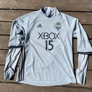 Adidas Gray Seattle Sounders training top